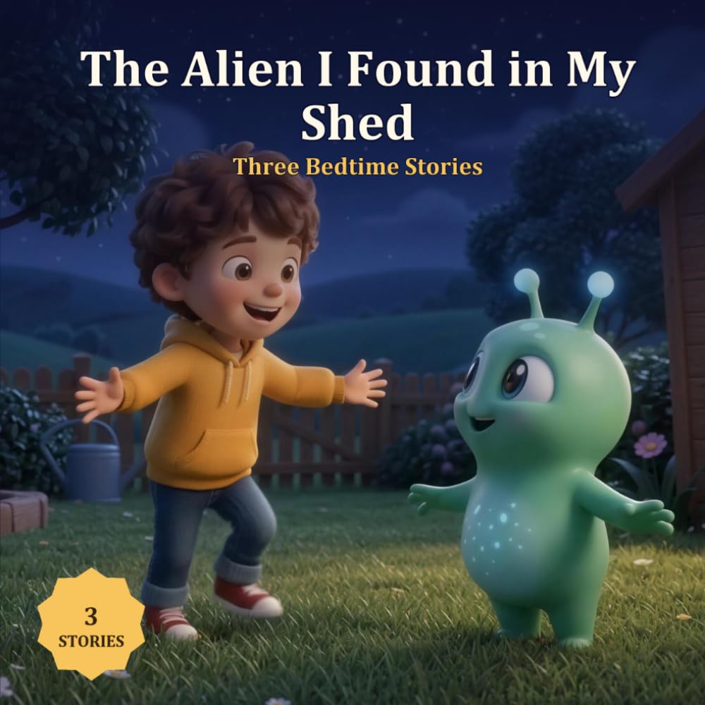 The Alien I Found in My Shed: Three Alien Bedtime Stories for Kids Ages 3-7 cover