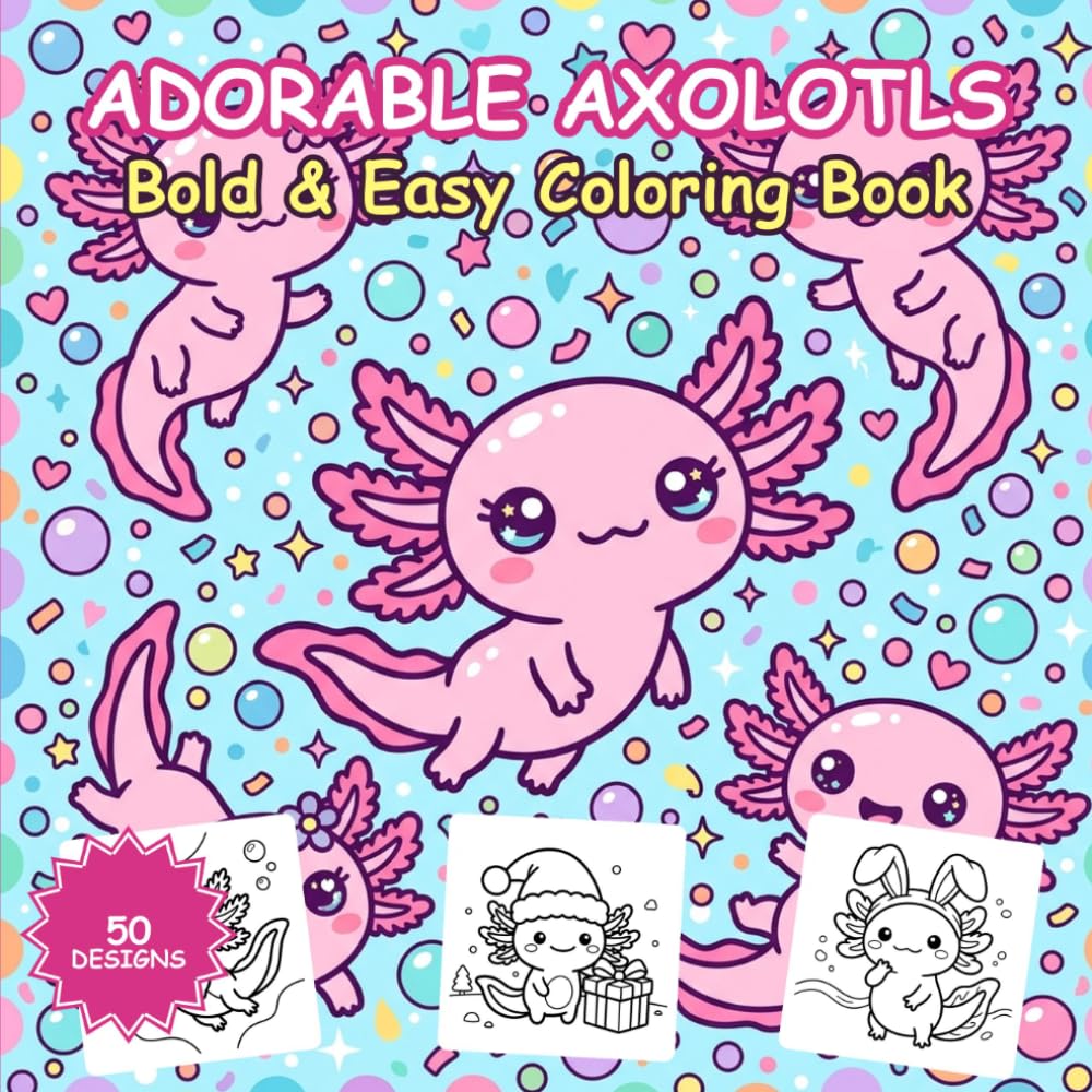 Adorable Axolotls cover