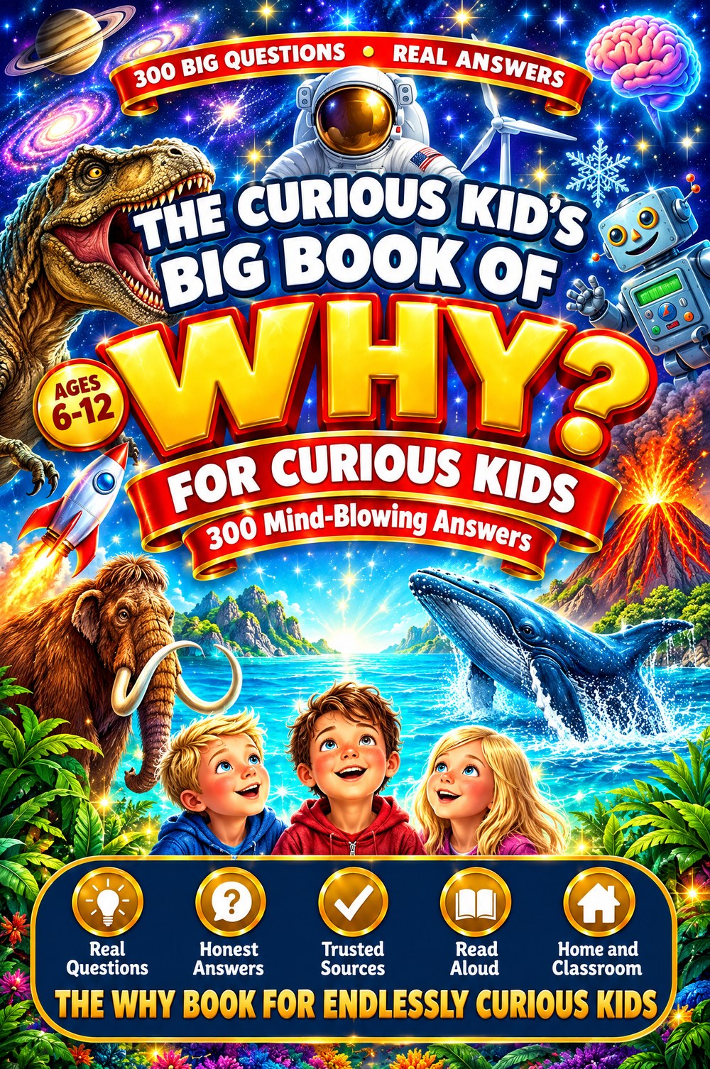 The Curious Kid's Big Book of Why: 300 Mind-Blowing Answers to the Why Questions Kids Really Ask, Ages 6-12 cover