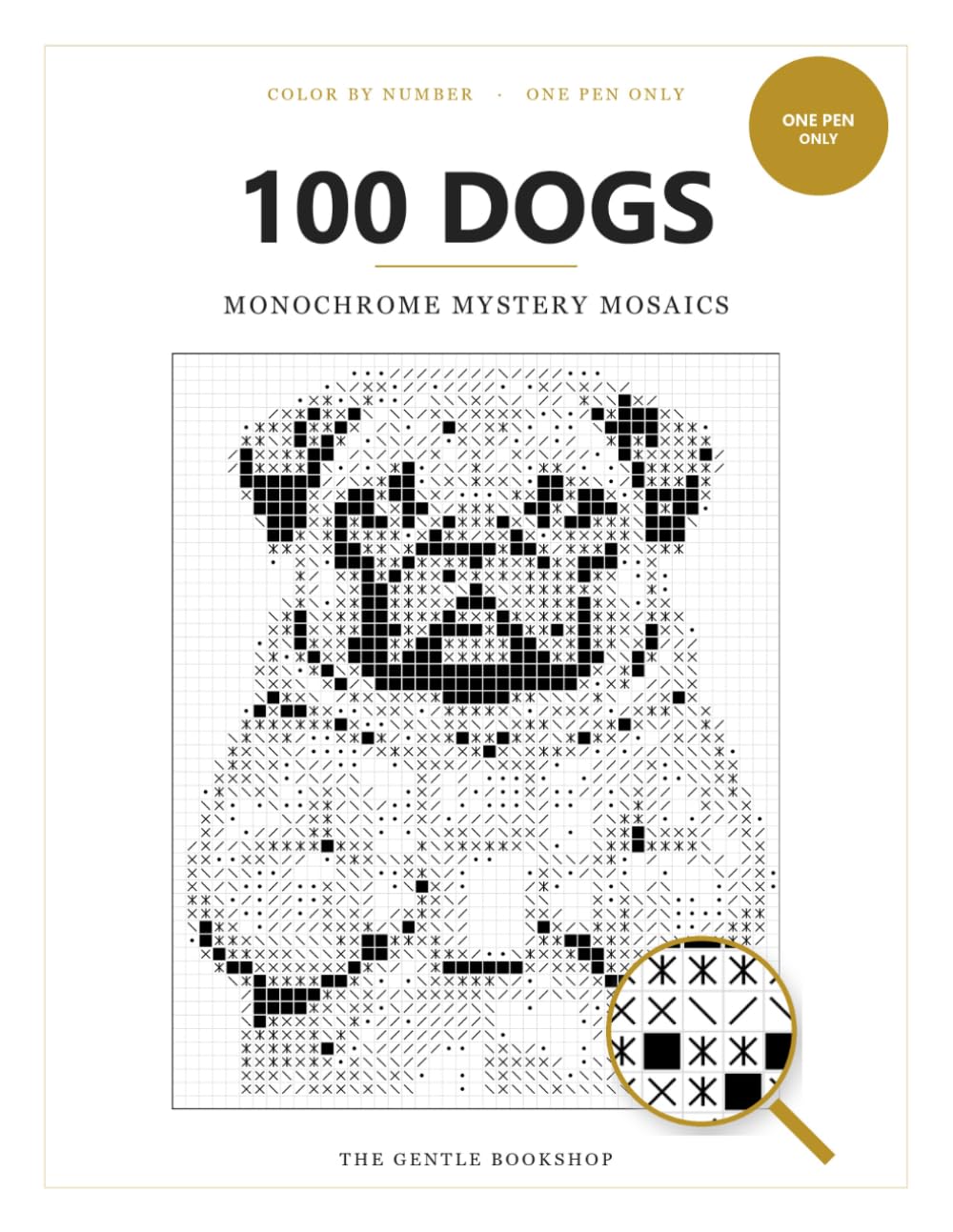 100 Dogs Mystery Mosaics cover