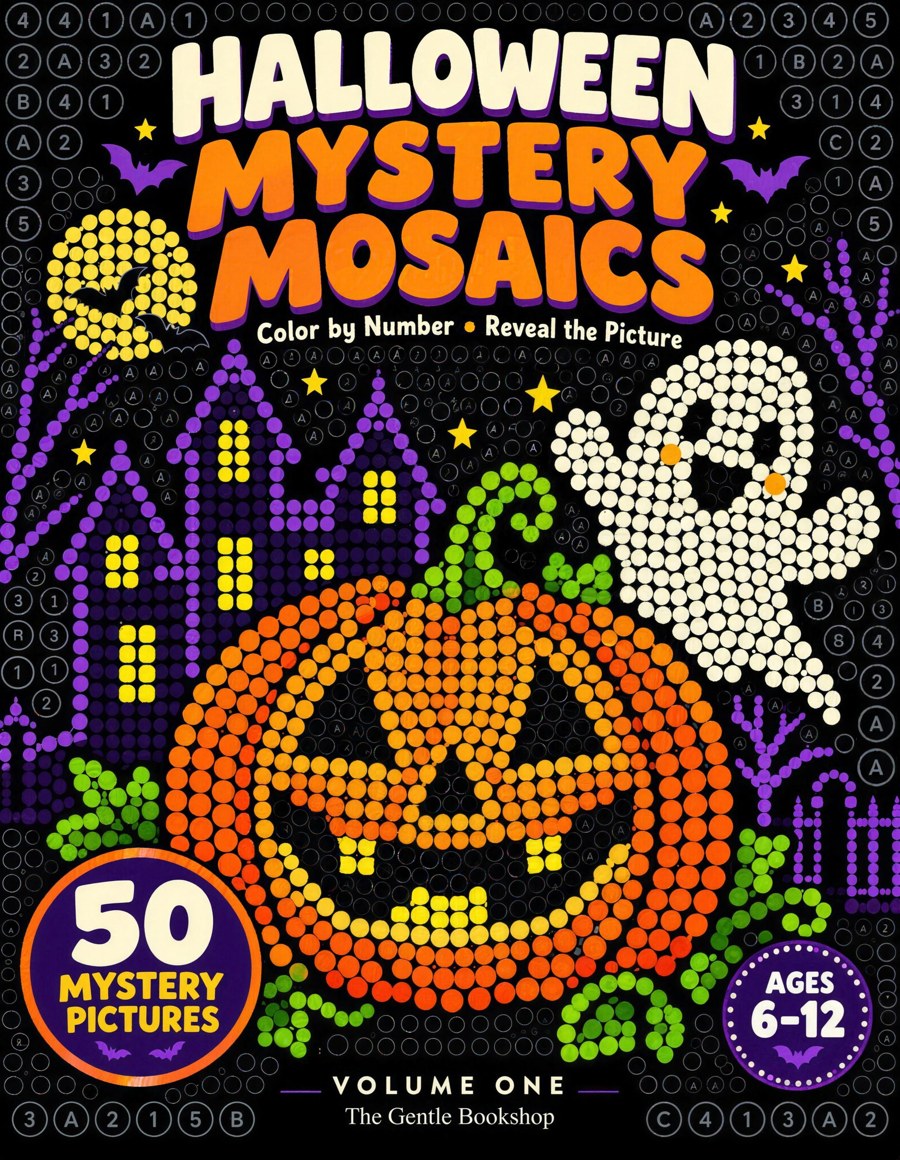 Halloween Mystery Mosaics, Volume One cover