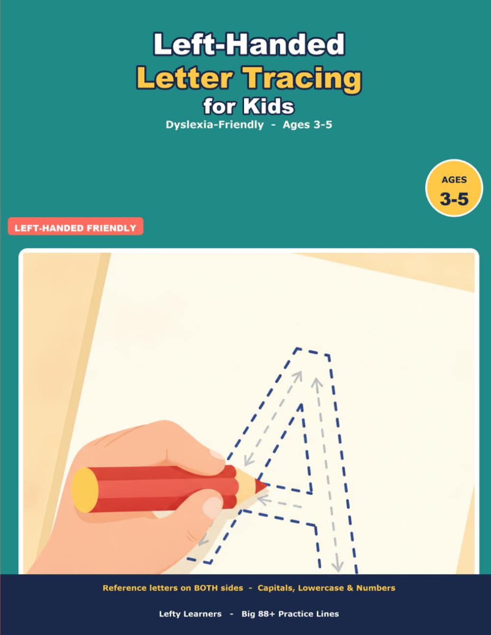 Left-Handed Letter Tracing cover