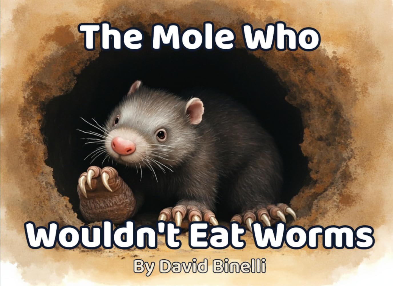 The Mole Who Wouldn't Eat Worms: A Nature Tale (Heartwarming Watercolour Picture Book, Ages 5-9) cover