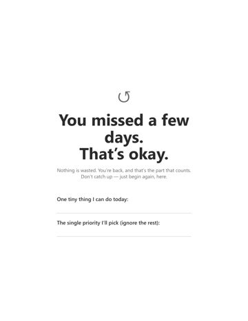 The 5-Minute Reset sample page 7
