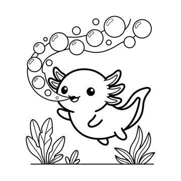 Axolotl Bold & Easy sample page 1