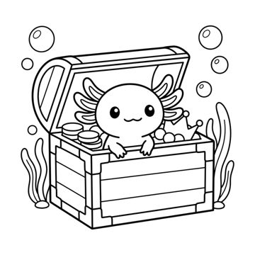 Adorable Axolotls sample page 4