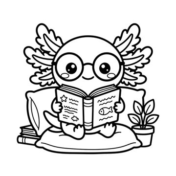 Adorable Axolotls sample page 5