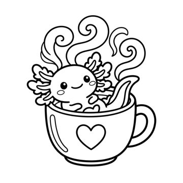Adorable Axolotls sample page 7