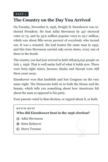 Born in 1956: 101 Things You Will Never Forget sample page 1