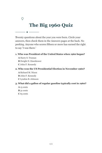 Born in 1960: 101 Things You Will Never Forget sample page 7