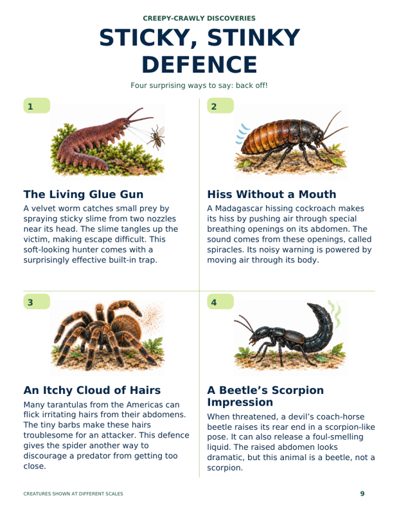 500 Gross and Amazing Bug Facts sample page 2