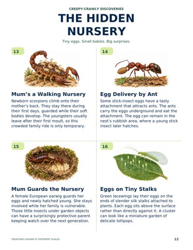 500 Gross and Amazing Bug Facts sample page 4