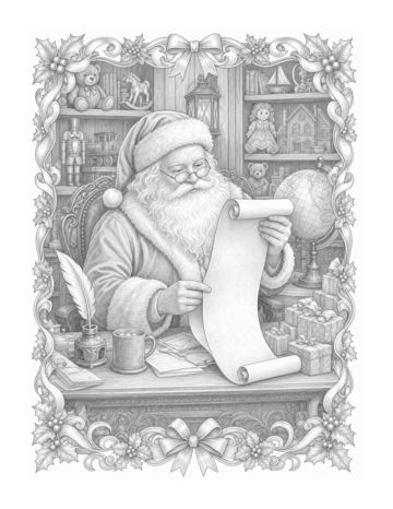 Christmas Grayscale: Complete Collection sample page 2