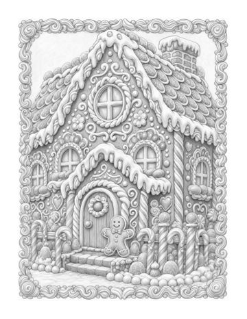Christmas Grayscale: Complete Collection sample page 5
