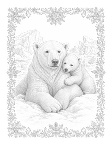 Christmas Grayscale: Vol. 1 sample page 6