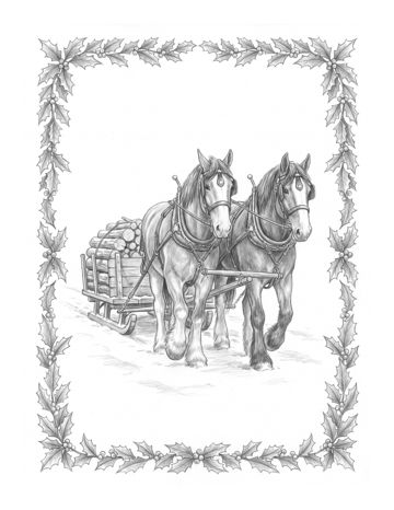Christmas Grayscale: Vol. 2 sample page 2