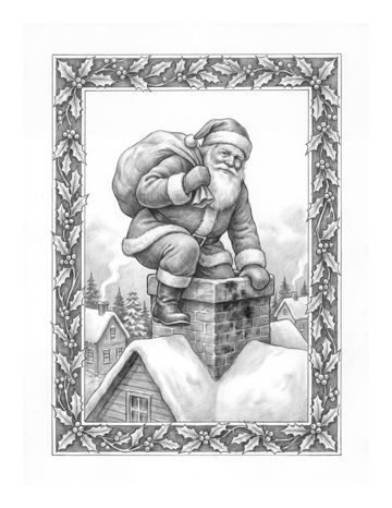 Christmas Grayscale: Vol. 2 sample page 3