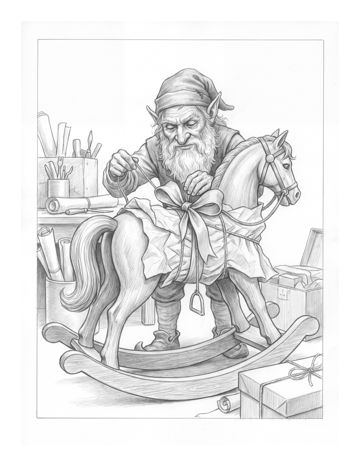 Christmas Grayscale: Vol. 2 sample page 4