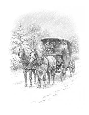 Christmas Grayscale: Vol. 2 sample page 7