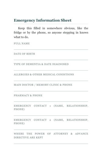 The First 90 Days of Dementia Care sample page 6