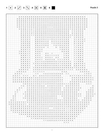 100 Dogs Mystery Mosaics sample page 4