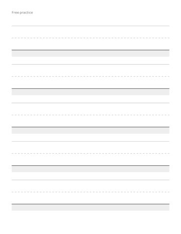Dysgraphia Workbook: Kids sample page 8