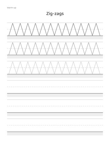 Dysgraphia Workbook: Teens sample page 2