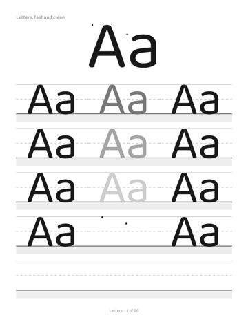 Dysgraphia Workbook: Teens sample page 3