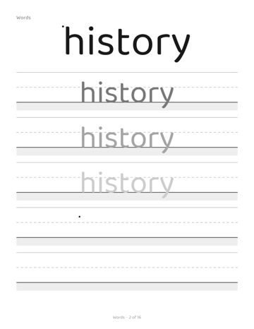 Dysgraphia Workbook: Teens sample page 5