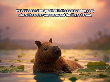 Goodnight, Little Capybara sample page 1