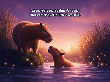 Goodnight, Little Capybara sample page 2