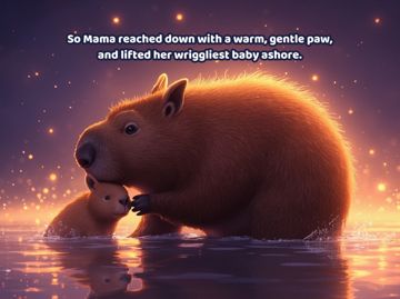 Goodnight, Little Capybara sample page 3