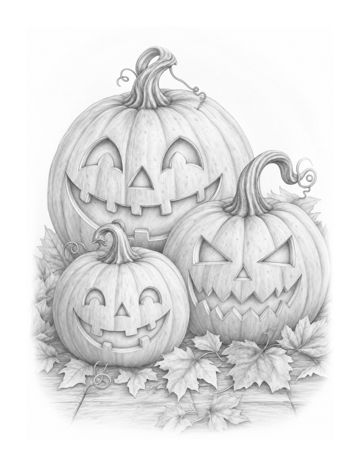 Halloween Grayscale: Complete Collection sample page 8