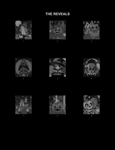 Halloween Mystery Mosaics, Volume One sample page 6