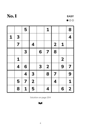 Pocket Sudoku & Grayscale Coloring: Halloween Edition sample page 3