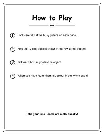 Halloween Seek & Find sample page 1