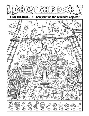 Halloween Seek & Find sample page 4