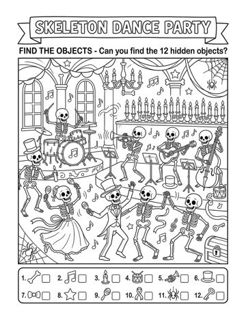 Halloween Seek & Find sample page 5