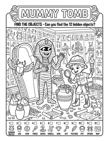 Halloween Seek & Find sample page 6