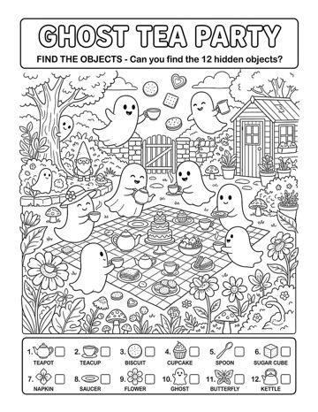 Halloween Seek & Find sample page 7