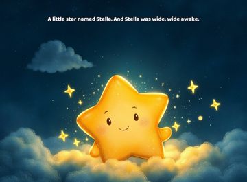 The Little Star Who Couldn't Sleep sample page 1