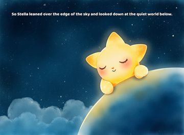 The Little Star Who Couldn't Sleep sample page 2