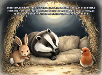 The Lonely Badger sample page 1