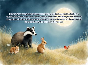 The Lonely Badger sample page 2
