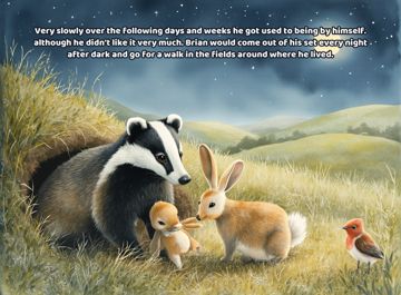 The Lonely Badger sample page 3