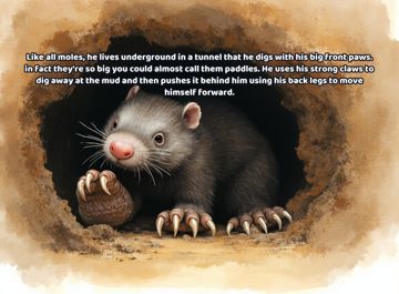 The Mole Who Wouldn't Eat Worms sample page 1