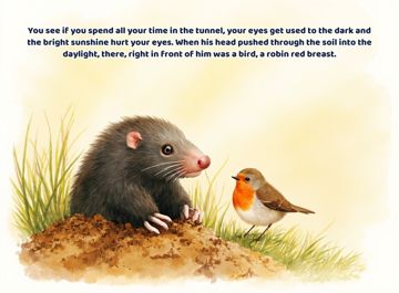 The Mole Who Wouldn't Eat Worms sample page 3