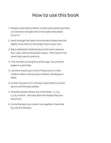 Pre-Writing Skills for Little Hands sample page 1