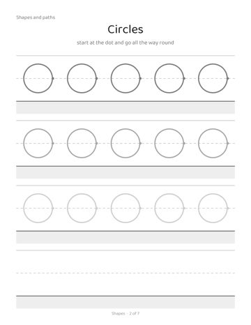 Pre-Writing Skills for Little Hands sample page 3