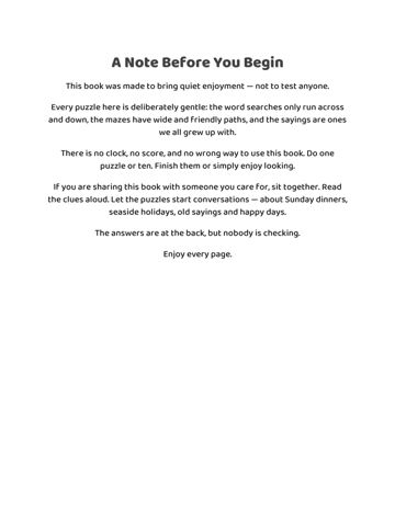 Gentle Puzzles for Seniors sample page 1